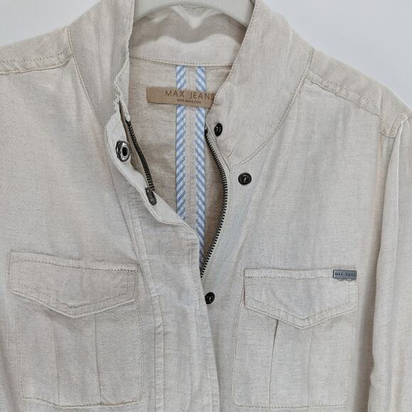 East Coast Vibes - Max Jeans Cotton Utility Safari Jacket | XS | 240408 - Picture 4 of 8